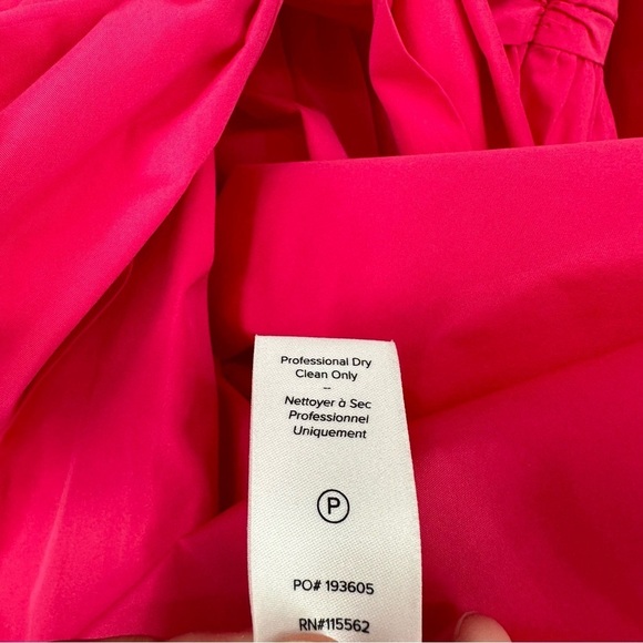 Cinq a Sept Delilah Pink Azalea Puff Sleeve Mini Dress Size 8 - Picture 4 of 9